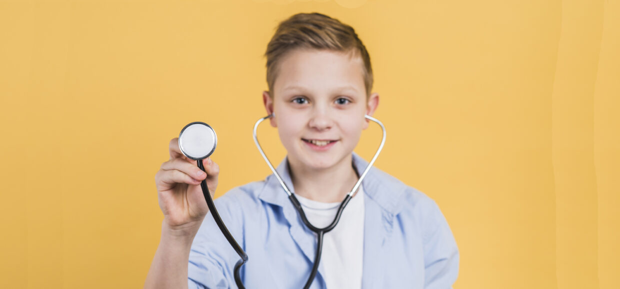 Jeune santé stéthoscope