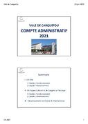 CA 2021 rapport presentation